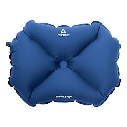 Materasso e cuscino da campeggio gonfiabili per 1 persona, blu navy
