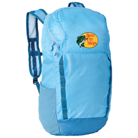 Bass Pro Shops Navy Hydration Backpack Bass Pro Shop Hydration 2L Pack Light Blue & Tan Hiking  main image 4