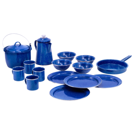 GSI Outdoors Pioneer Dinnerware and Cookware Camp Set Mack's