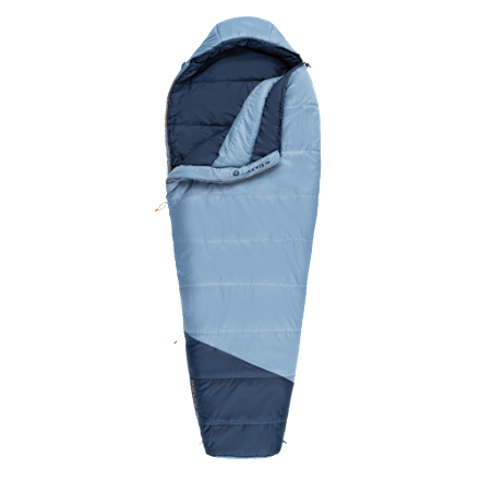 Cabelas Getaway Mummy Sleeping Bag 15 Degrees Blue Green Synthetic Zipper Womans Sleeping Bag Cabelas | eBay main image 2