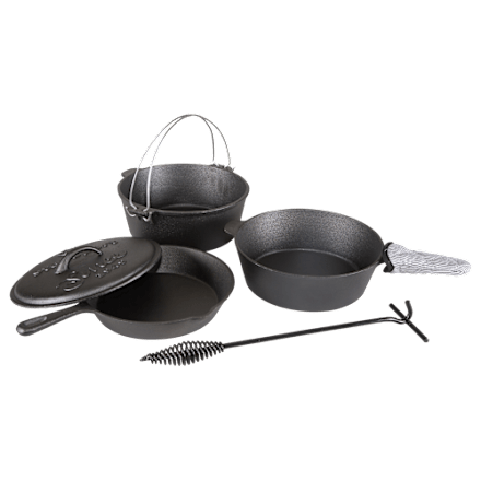 Lodge Wildlife Series 5-Piece Outdoor Cooking Set | Bass Pro Shops