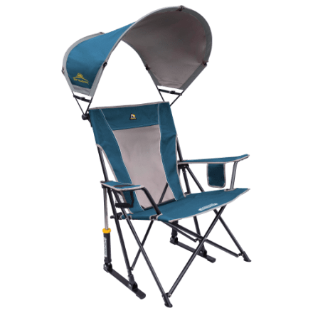 GCI Outdoor SunShade Rocker Camp Chair Mack's Prairie Wings