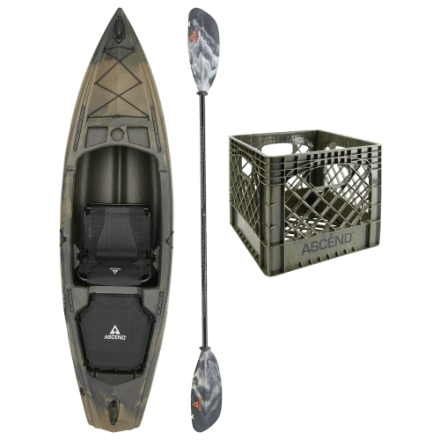 ascend kayak fishing accessories Ascend 10SI Sit-In Kayak Fishing Package