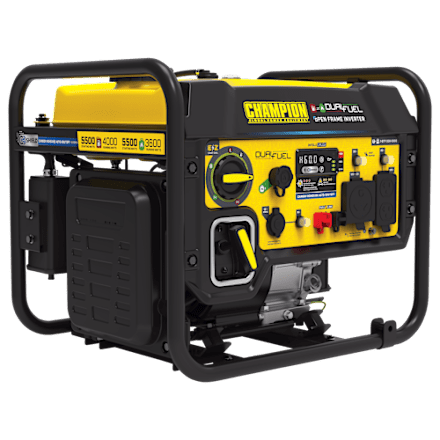 Champion Power Equipment 5,500W Dual-Fuel Open-Frame Portable