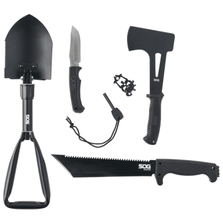 Outdoor Edge WildLite Metzger Kit – 6-teiliges Messerset Mit Hartschalen-Tasche, Für Jagd & Wildverarbeitung