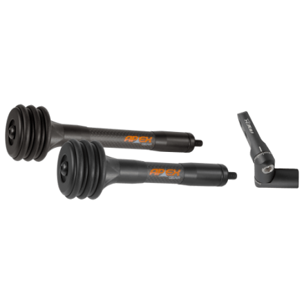 Bee Stinger Sport Hunter Xtreme 8.6 Stabilizer Kit  - Black - 8''/6''
