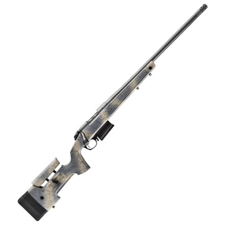 Bergara B-14 Crest Bolt-Action Rifle - 7mm PRC - 22" - Sniper Grey Cerakote - Monte Carlo Carbon Fiber