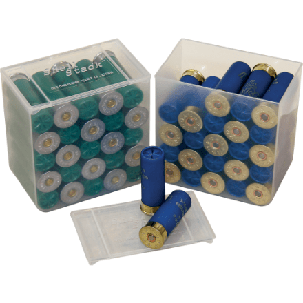 Caja Portacartuchos Para Escopeta - Capacidad 25 Unidades, Color Verde Oscuro