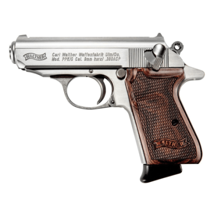 Walther PPK/S Semi-Auto Pistol in Stainless Steel