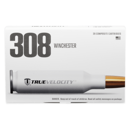 True Velocity Polymer-Cased .308 Winchester 168 Grain Sierra