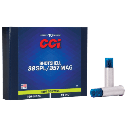 CCI Shotshell .357 Magnum #4 Shot Aluminum Case Centerfire Handgun Ammo