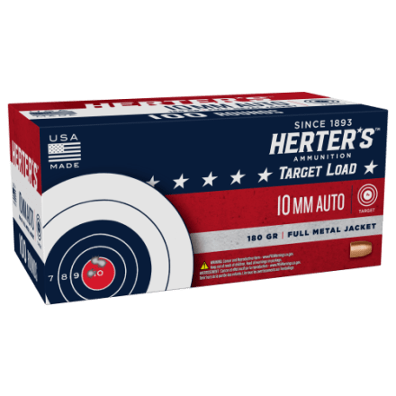 Herter's Target 10mm 180 Grain Handgun Ammo