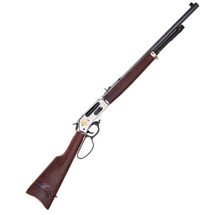 Henry Steel Wildlife Edition Lever-Action Rifle with Moose