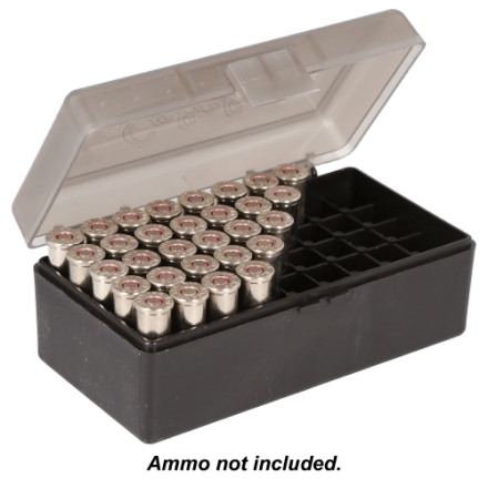 MTM Ammo Box - Holds 100 Rounds Of .44 Special/Mag Or .45 Colt