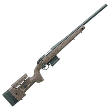 Bergara B-14 Crest Bolt-Action Rifle - 7mm PRC - 22" - Sniper Grey Cerakote - Monte Carlo Carbon Fiber