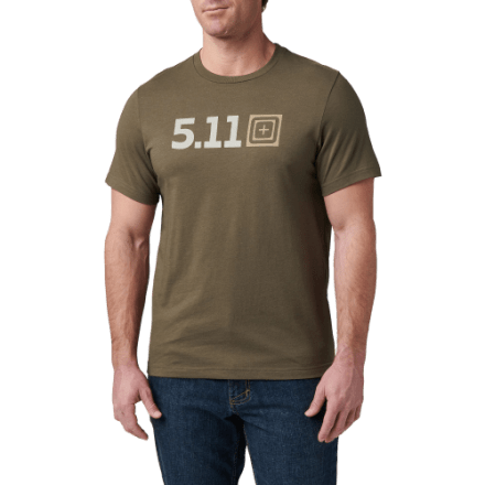 5.11 Tactical Camo Fill Logo Short-Sleeve T-Shirt for Men | Bass