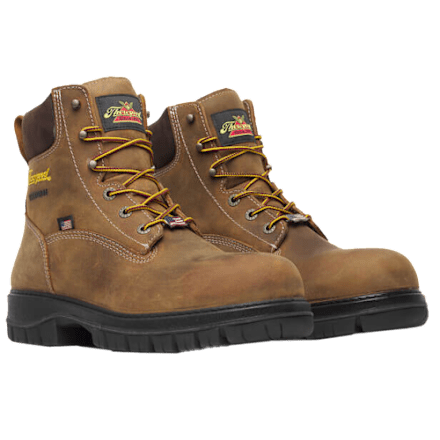 Irish Setter Edgerton Stivali Lavoro Uomo Impermeabili - Pelle, Punta Non Metallica, Suola Vibram, Altezza 20,3 Cm, Marrone