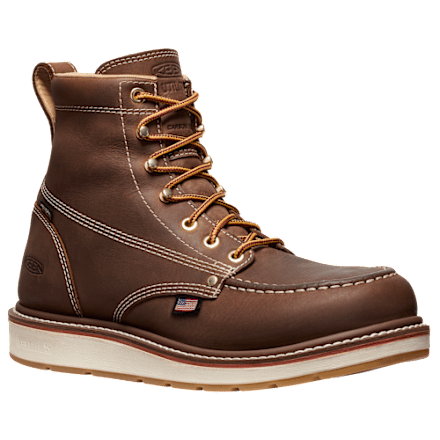 KEEN Utility Liberty Waterproof Carbon-Toe Work Boots for Men