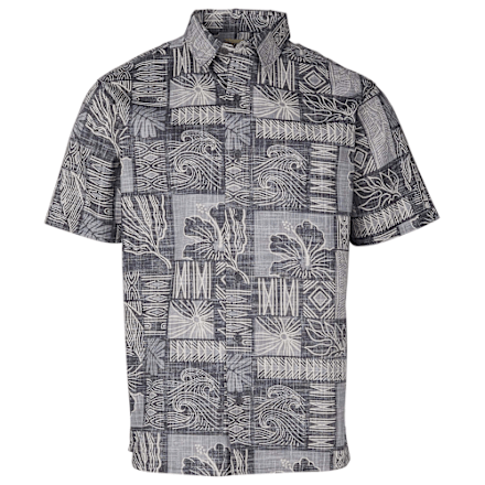 Redhead® Men's Crosshatch Printed Short-Sleeve Button-Down Shirt