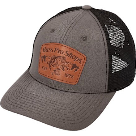 Bass Pro Shops Leather Patch Mesh-Back Cap | Mack's Prairie Wings