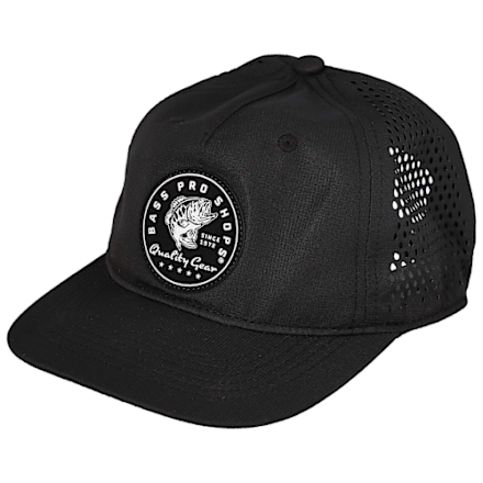 Bass Pro Shops キャップ 黒　90s USA製 BASS PRO SHOPS - Vtg 90s Black & White Mesh SnapBack Trucker
