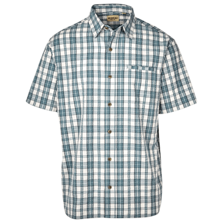 RedHead® Men's Seersucker Button-Up Plaid Short-Sleeve Shirt