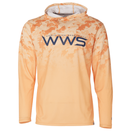 World Wide Sportsman 3D Cool asting Long-Sleeve Hoodie- Apricot Ice Swell