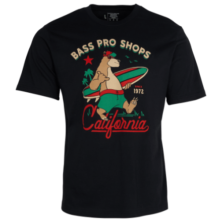 Bass Pro Shops Neon California Sign Short-Sleeve T-Shirt for Men