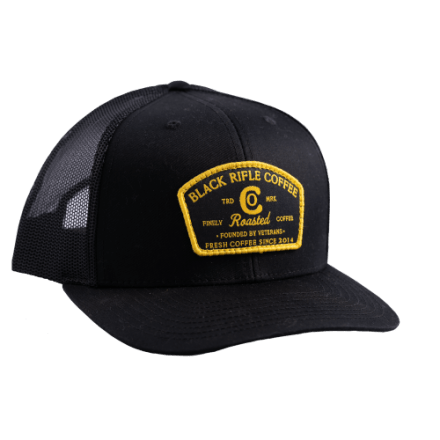 Black Rifle Coffee Company Logo Patch Trucker Cap | Mack's Prairie