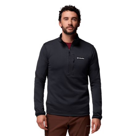 Veste Homme Columbia Hart Mountain 1/2 Zip - XL - Noir Anthracite - Neuve Avec étiquettes