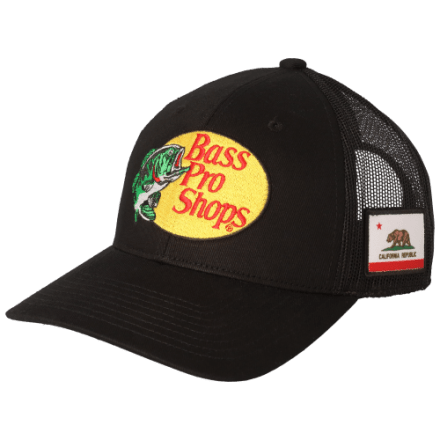 Bass pro shops キャップ（アメリカ購入品） Bass Pro Shop バスプロショップス メッシュキャップ ネイビー
