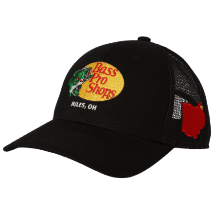 FISHOUFLAGE® Bass Fishing Camo Mesh Back Baseball Cap – Adult Unisex, Adjustable, Outdoor Cap FOF-200