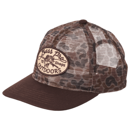 ウェア Bass Pro Shop Woodland Camo Snapback Cap Bass Pro Shops Woodland Camo 🐟 One of the most iconic trucker