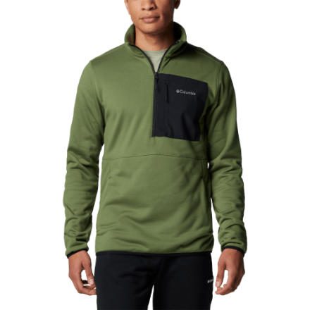 Felpa Columbia Hart Mountain II Uomo - Blu Navy, Taglia LT (Large/Tall), Nuovo Con Etichette