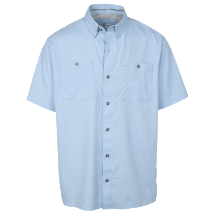 World Wide Sportsman Nylon Angler Short-Sleeve Button-Down Shirt