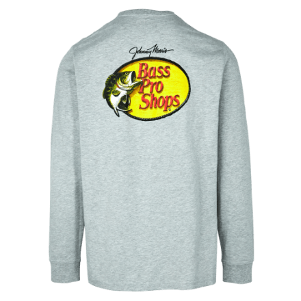 Bass Pro Shops Woodcut Logo Long-Sleeve Pocket T-Shirt for