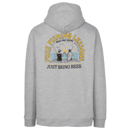 Bass Pro Shops Fishing Lessons Long-Sleeve Hoodie for Men | Bass