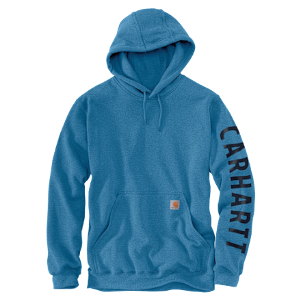 グラインドロッヂ ラファイエット シュラフカバー ブルー Carhartt Relaxed-Fit Garment-Dyed Graphic Long-Sleeve Hooded