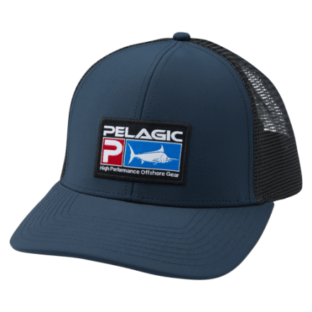 Casquette De Camionneur PELAGIC Sonar Terminal – Bleu Marine – Taille Unique – Neuve