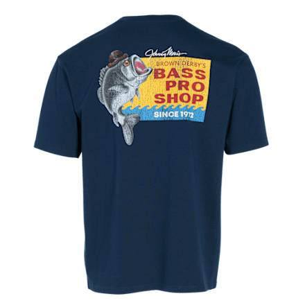 Bass Pro Shops Brown Derby Square Logo Short-Sleeve T-Shirt | Cabela's