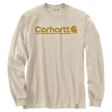 Carhartt Loose-Fit Heavyweight Logo Sleeve Graphic Long