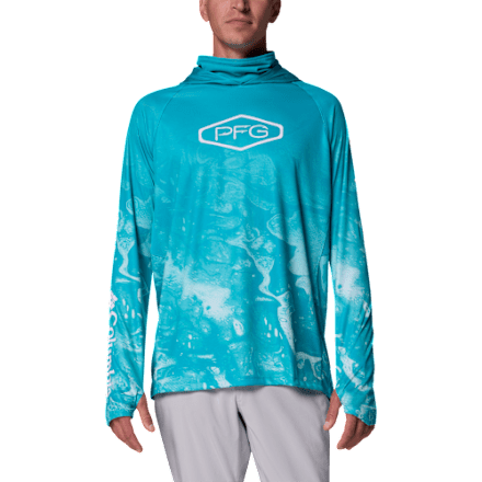 Sweat à Capuche Columbia PFG Homme - Bleu - Taille L - Neuf Avec étiquette - UPF 50