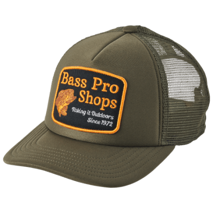 Bass Pro Shops Billboard Patch Trucker Mesh-Back Snapback Cap