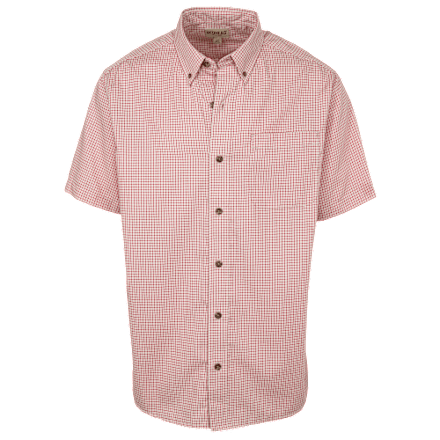 RedHead® Men's Seersucker Button-Up Plaid Short-Sleeve Shirt
