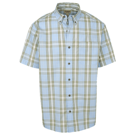 RedHead Seersucker Button-Up Plaid Short-Sleeve Shirt | Mack's
