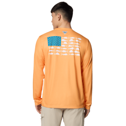 Columbia Terminal Tackle PFG Fish Flag Long-Sleeve Shirt for