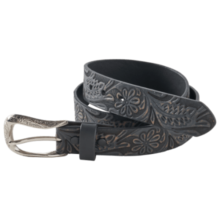 Natural Reflections Floral Embossed Western Belt | Cabela display picture 2