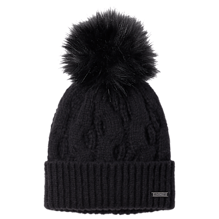 The North Face Black Cable Knit Beanie with Pom Amazon.com: The North Face Kids main image 3