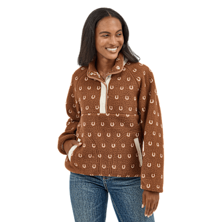 Columbia Helvetia II Printed Half-Snap Cropped Long-Sleeve