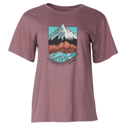Ascend Organic Mountain Texture Graphic Short-Sleeve T-Shirt